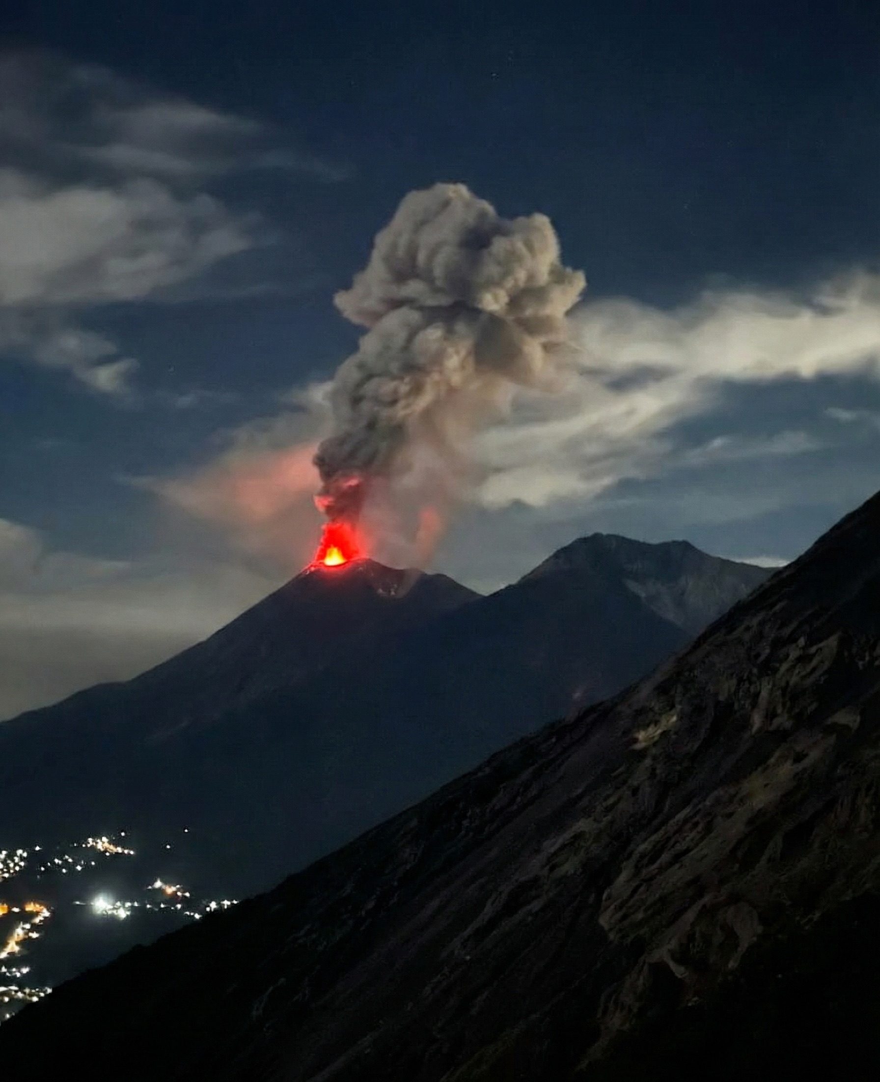 Volcán de Fuego Eruption